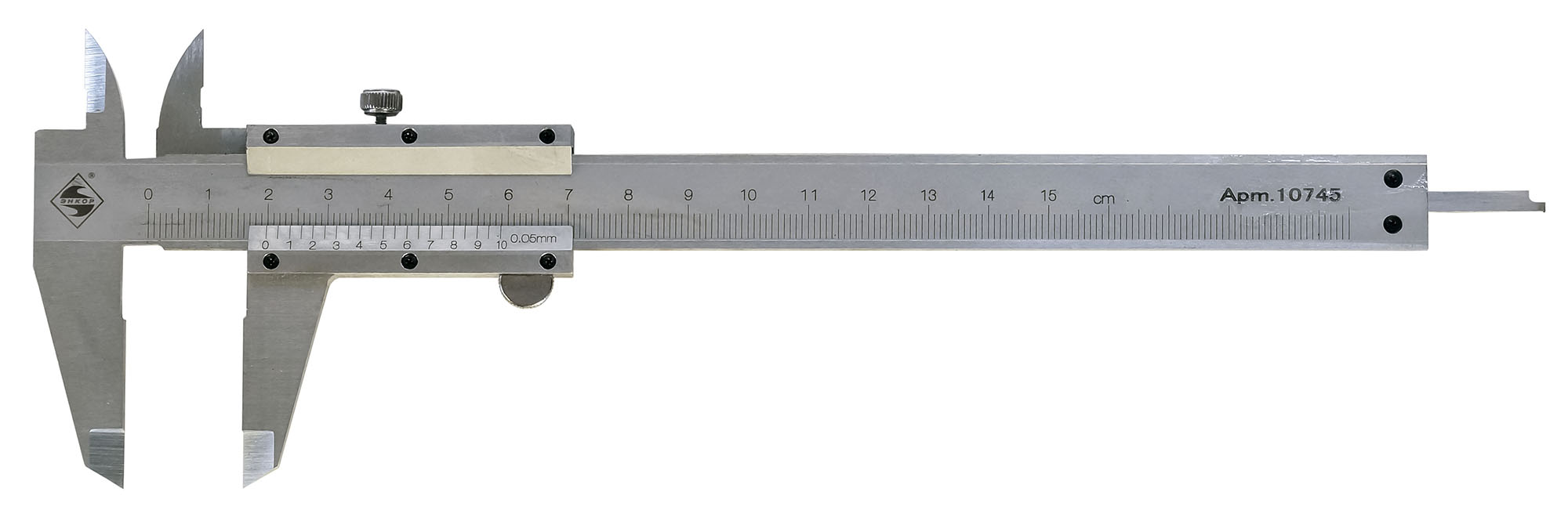 фото Штангенциркуль с глубинометром энкор 0-150 мм/0,05 мм 10745