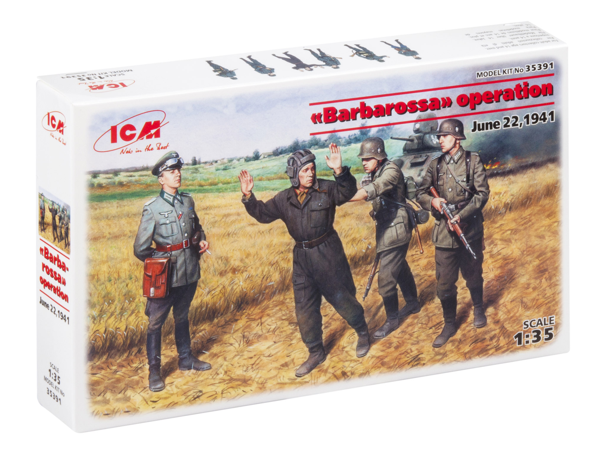 

Сборная модель ICM 1/35 Операция «Барбаросса» 22 июня 1941 35391