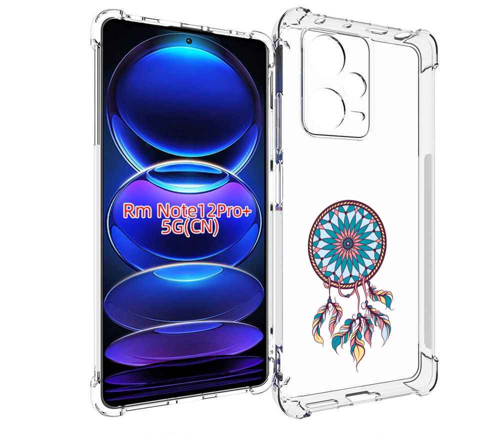 

Чехол MyPads ловец снов синий для Xiaomi Redmi Note 12 Pro + Plus, Прозрачный, Tocco