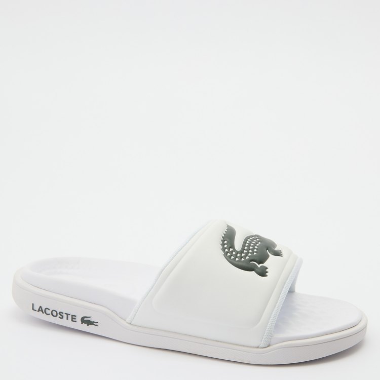 Шлепанцы женские Lacoste 743CFA1001 белые 37 EU