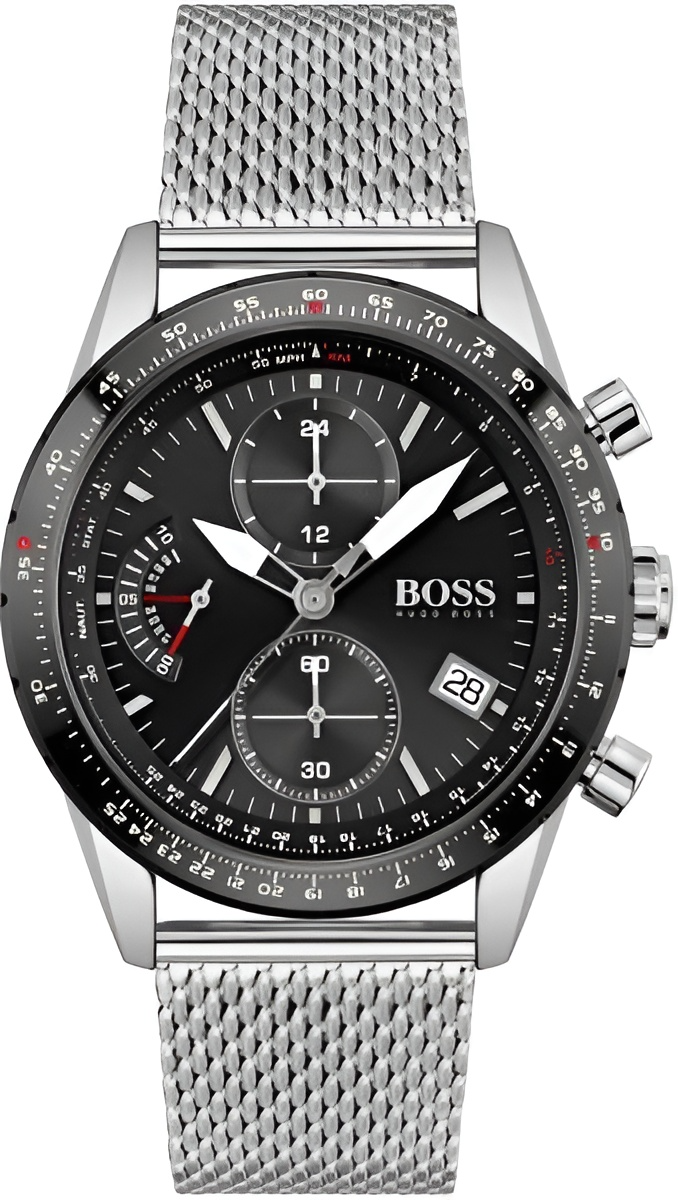 

Наручные часы мужские HUGO BOSS HB1513886 серебристые, HB1513886