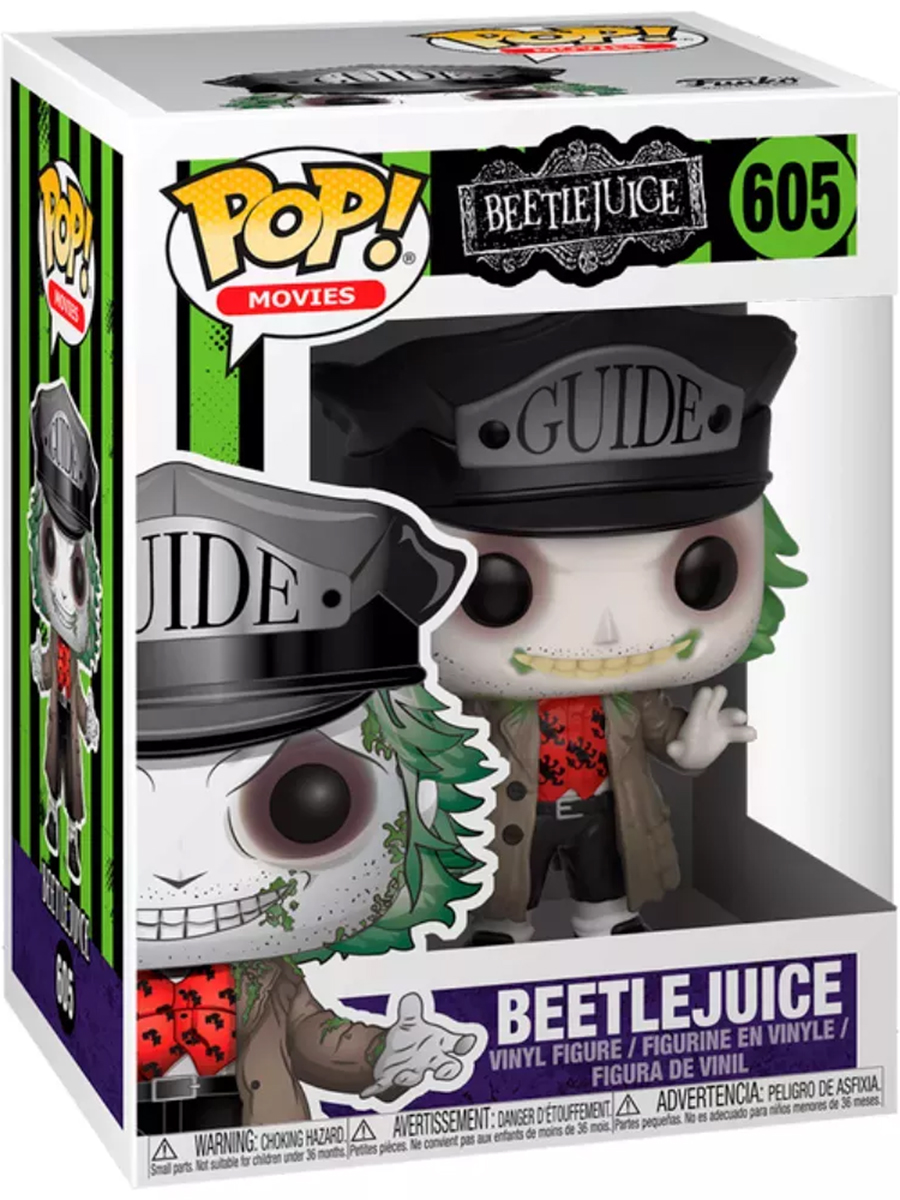 

Фигурка Funko POP! призрак полтергейст Битлджус в шляпе Beetlejuice №605 12 см, Бежевый;желтый;зеленый;серебристый;черный, Beetlejuice