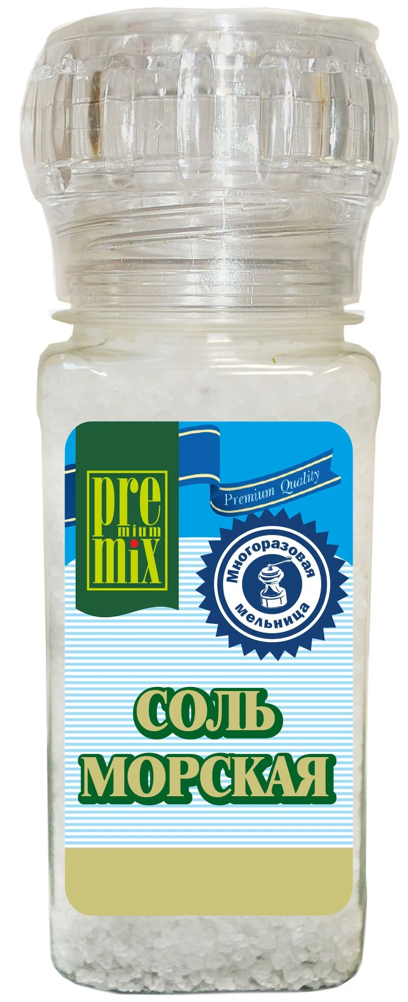 

Мельница Premix Соль морская 150г, Premix