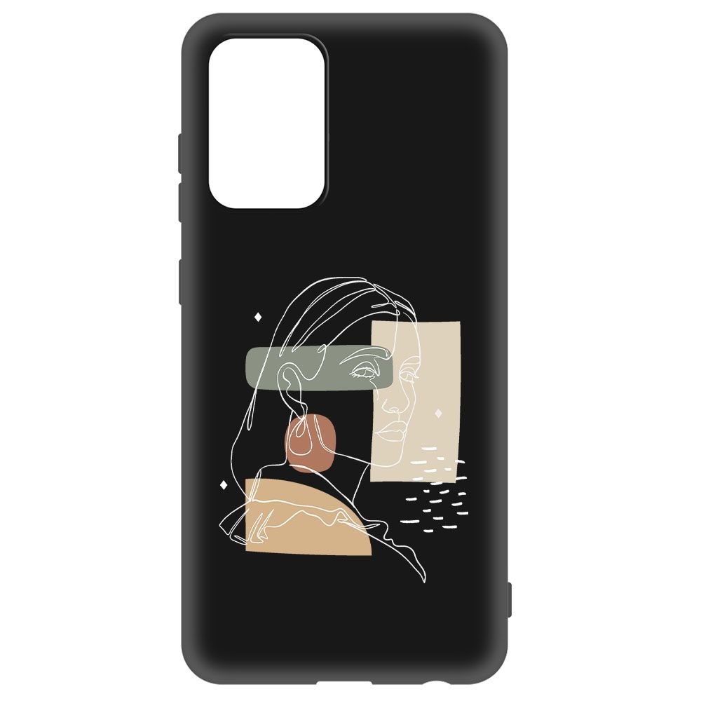 фото Чехол-накладка krutoff soft case уверенность для samsung galaxy a52 (a525) черный