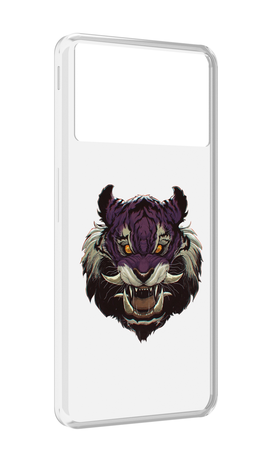 

Чехол MyPads Страшный-тигр для ZTE Nubia Z40S Pro, Прозрачный, Tocco