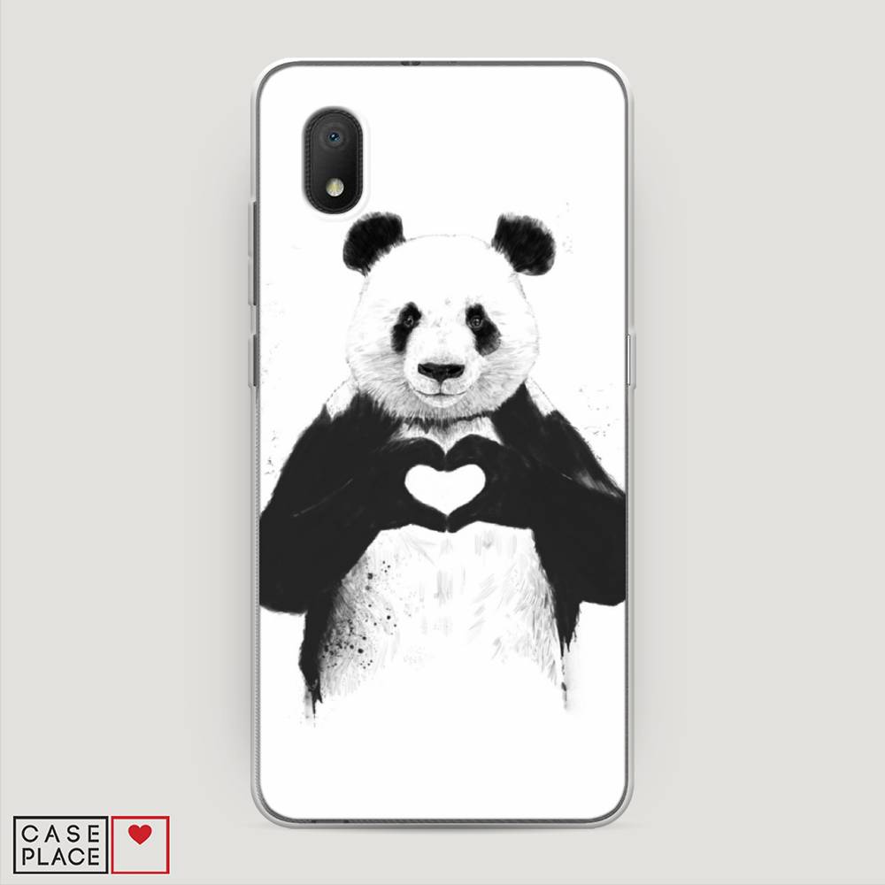 

Чехол Awog на Alcatel 1B (2020) 5002D / Алкатель 1B (2020) 5002D "Панда love", 171150-10
