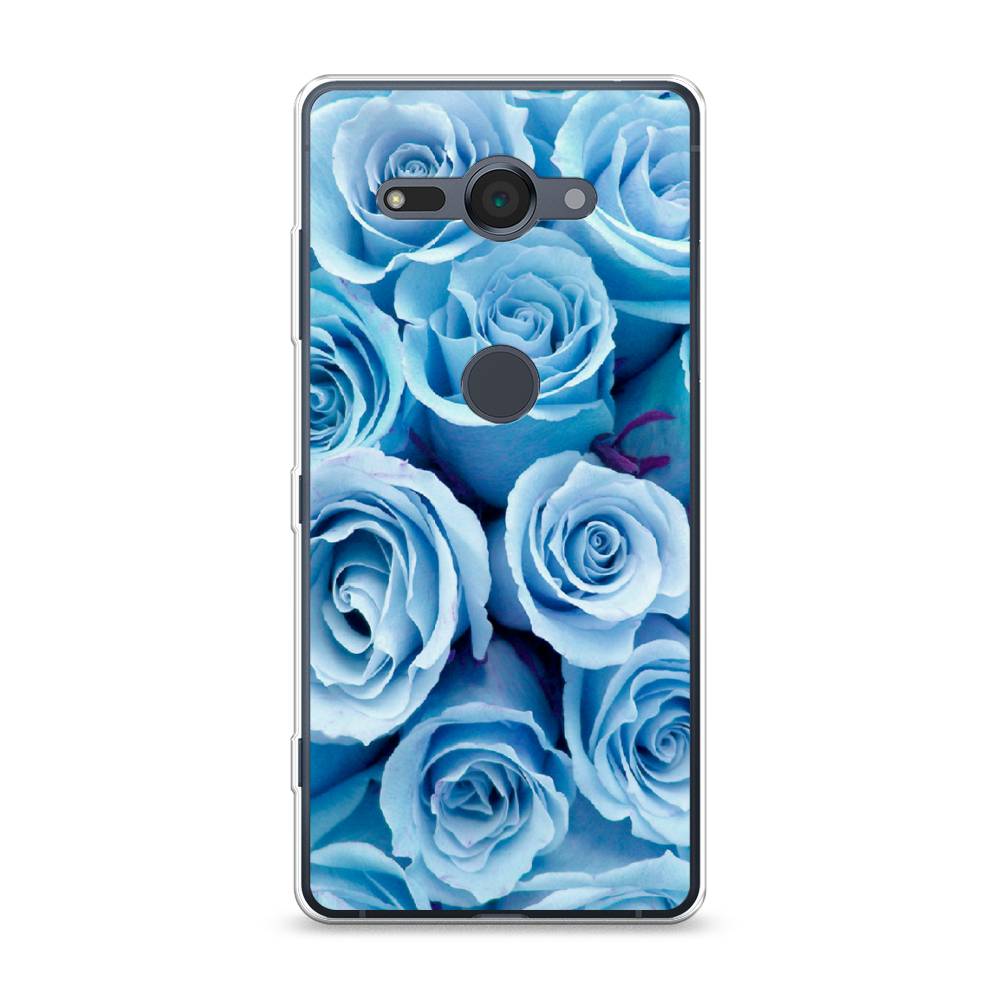 

Чехол Awog на Sony Xperia XZ2 Compact "Лазурные розы", Разноцветный, 52950-8