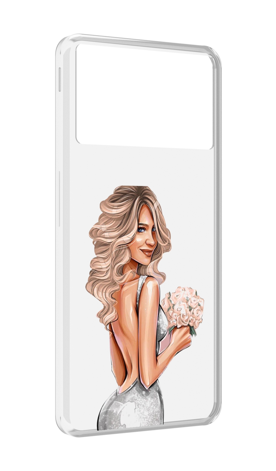 

Чехол MyPads Роскошное-платье женский для ZTE Nubia Z40S Pro, Прозрачный, Tocco