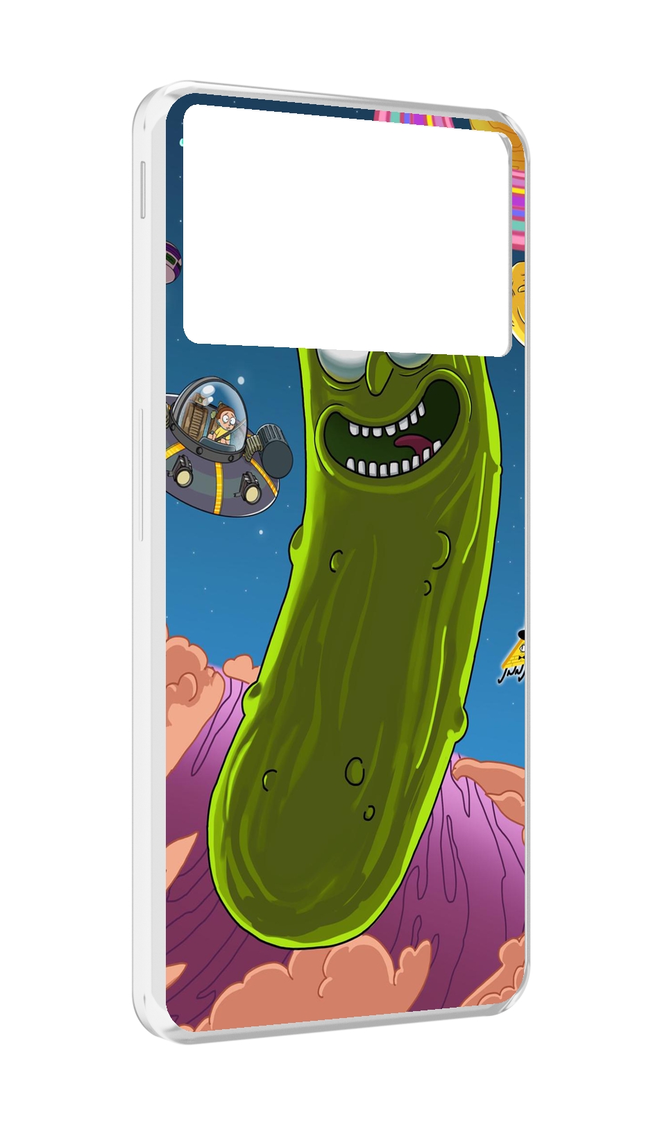Чехол MyPads Рик огурец для ZTE Nubia Z40S Pro