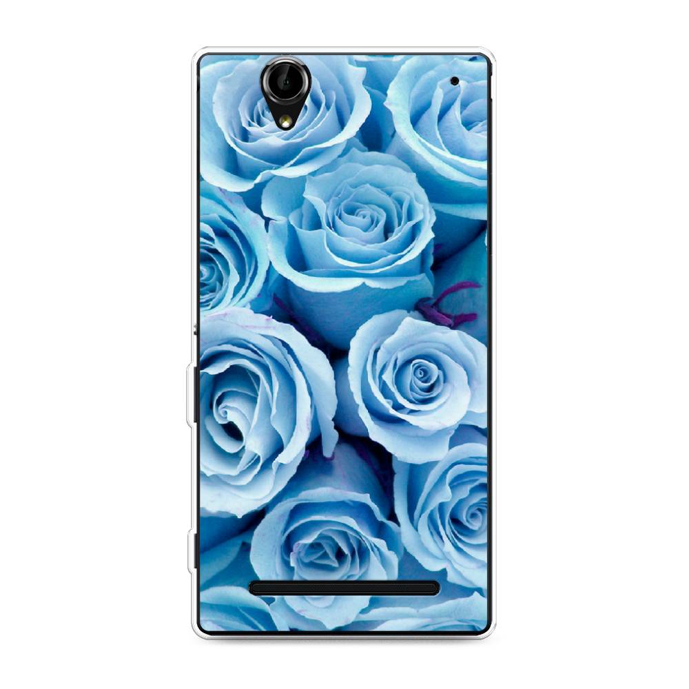 

Чехол Awog на Sony Xperia T2 Ultra "Лазурные розы", Разноцветный, 50950-8
