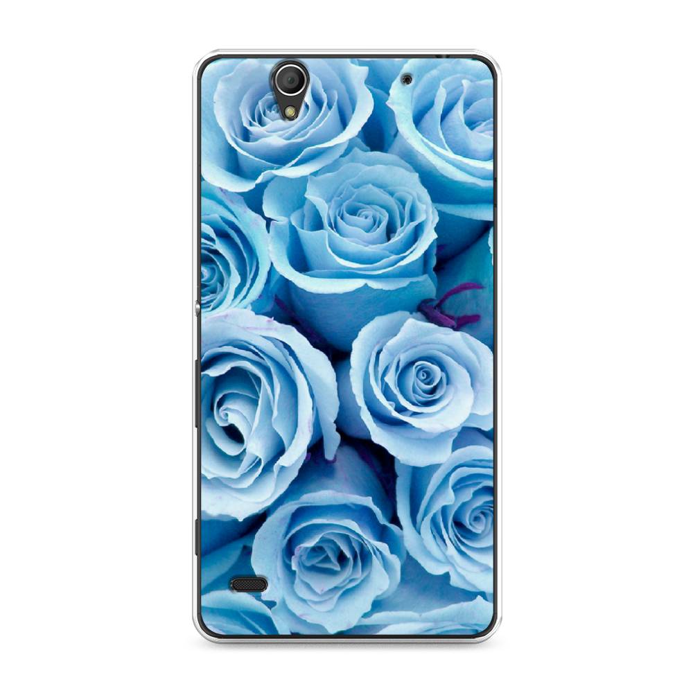 

Чехол Awog на Sony Xperia C4 "Лазурные розы", Разноцветный, 52650-8