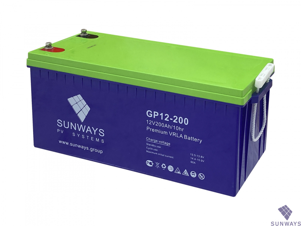 Аккумуляторная батарея SUNWAYS GP 12-200