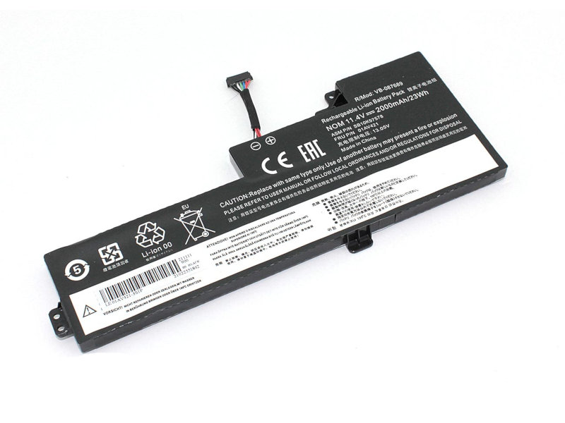 

Аккумулятор Vbparts 11.4V 2000mAh OEM для Lenovo ThinkPad T470/T570 087689, 087689
