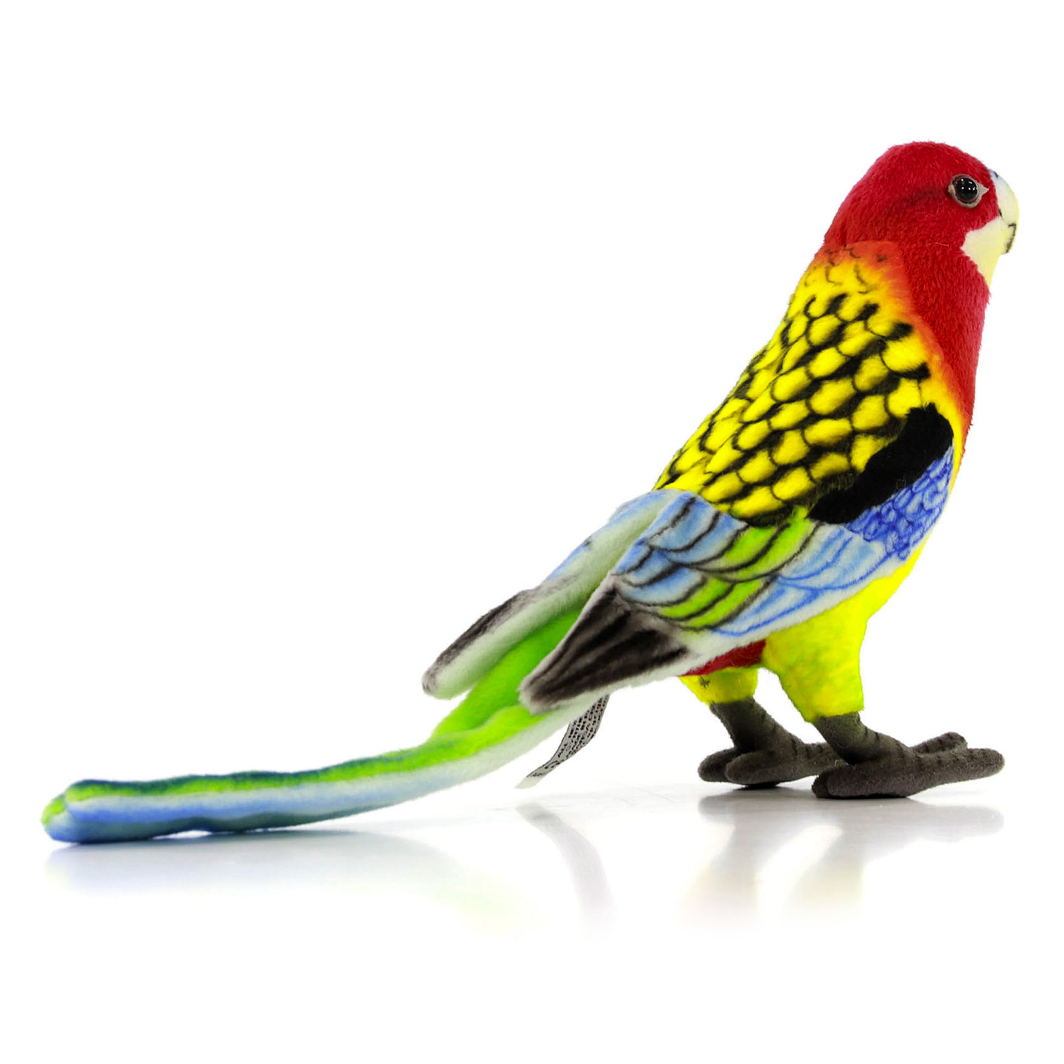 Реалистичная мягкая игрушка Hansa Creation Попугай розелла, 36 см