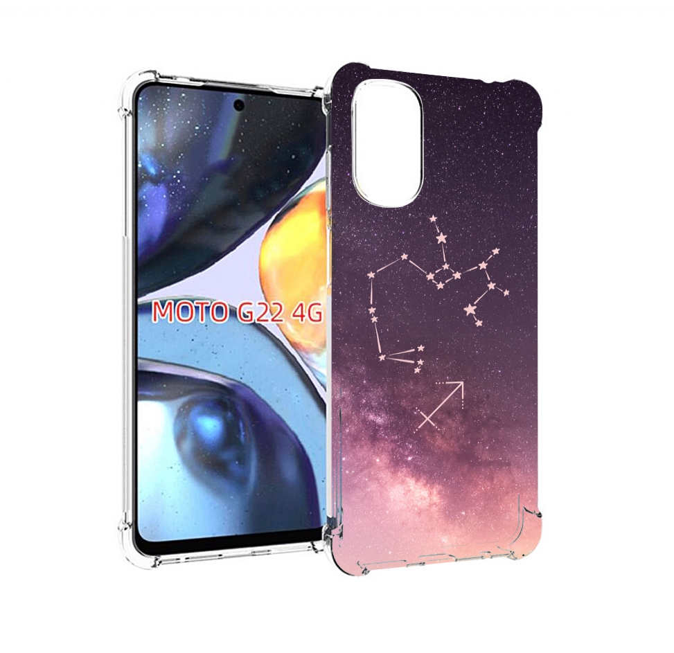 

Чехол MyPads знак-зодиака-стрелец-2 для Motorola Moto G22 4G, Прозрачный, Tocco