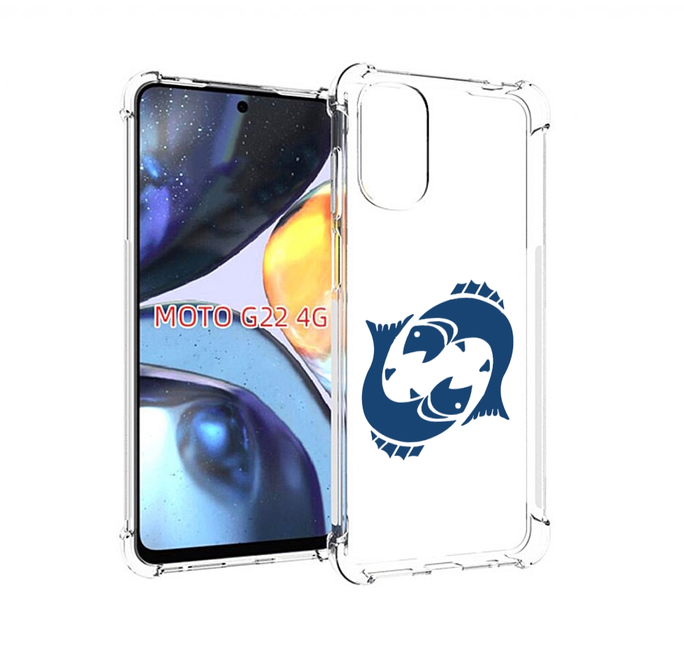 

Чехол MyPads знак-зодиака-рыбы-7 для Motorola Moto G22 4G, Прозрачный, Tocco