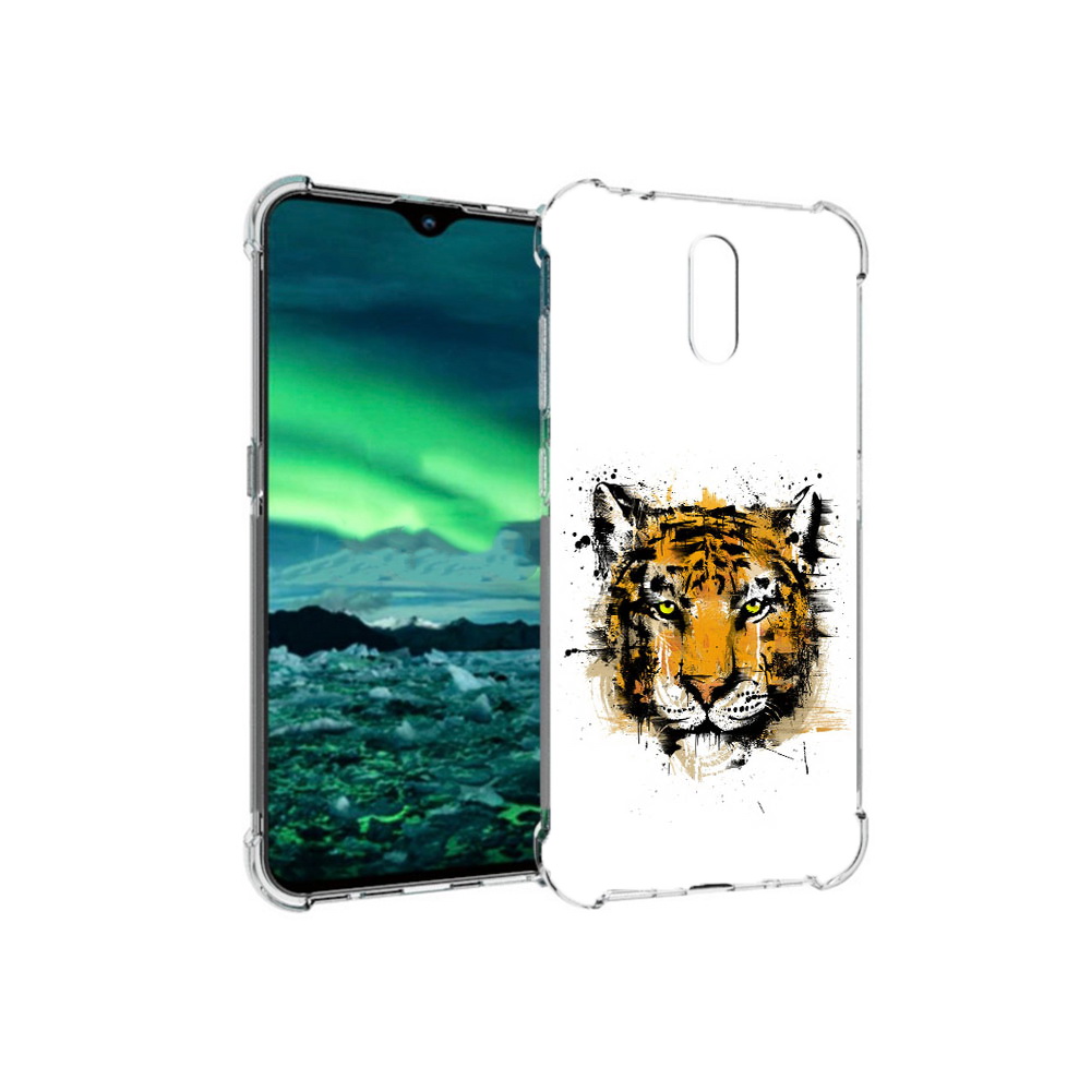

Чехол MyPads Tocco для Nokia 2.3 тигруля (PT142254.97.643), Прозрачный, Tocco