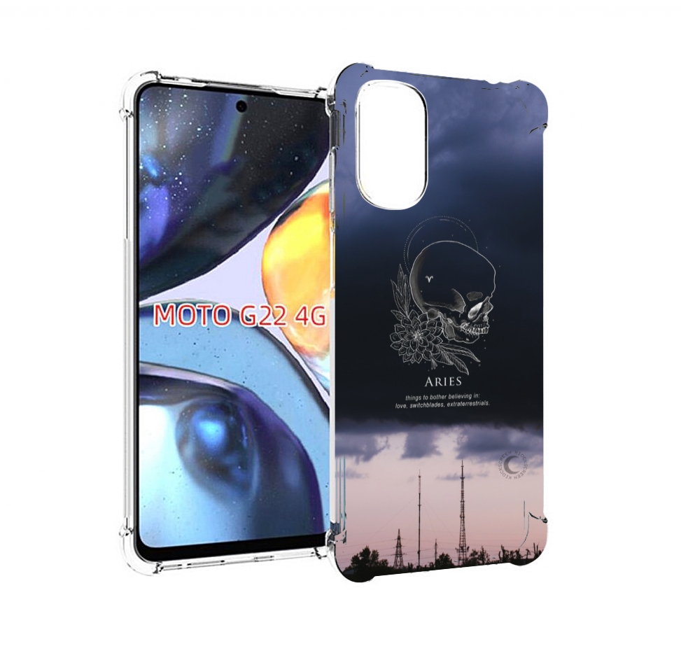 

Чехол MyPads знак-зодиака-овен-4 для Motorola Moto G22 4G, Прозрачный, Tocco