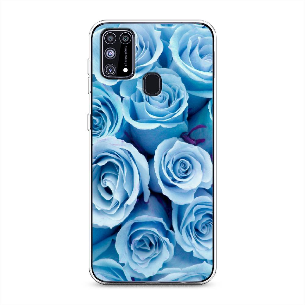 

Чехол Awog на Samsung Galaxy M31 / Самсунг M31 "Лазурные розы", Разноцветный, 2100750-8
