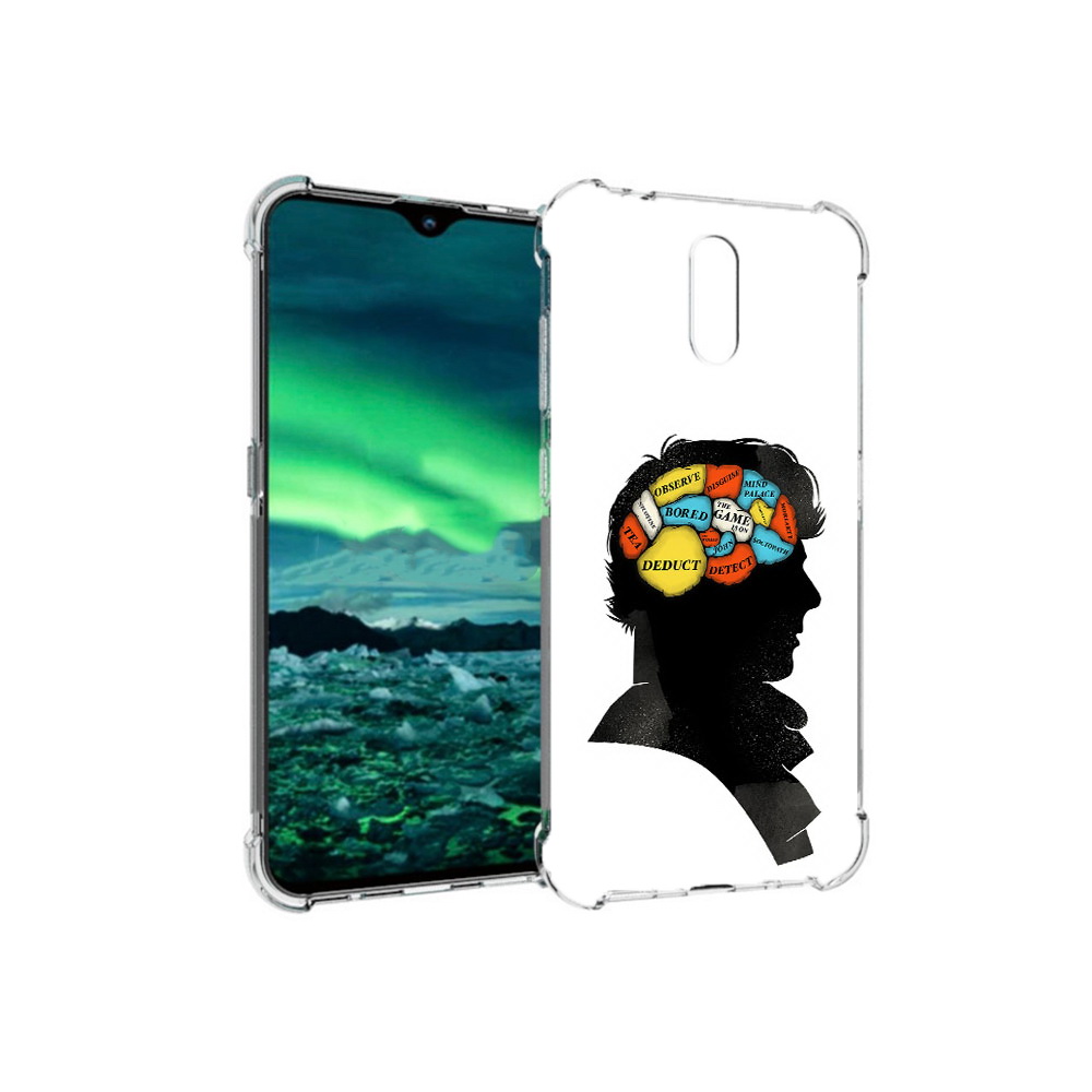 

Чехол MyPads Tocco для Nokia 2.3 темный рисунок (PT142254.97.640), Прозрачный, Tocco