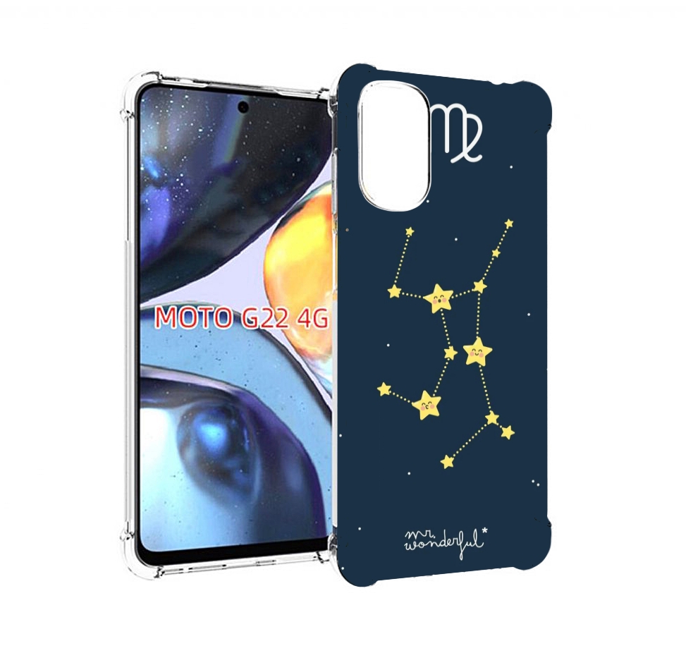

Чехол MyPads знак-зодиака-дева-3 для Motorola Moto G22 4G, Прозрачный, Tocco