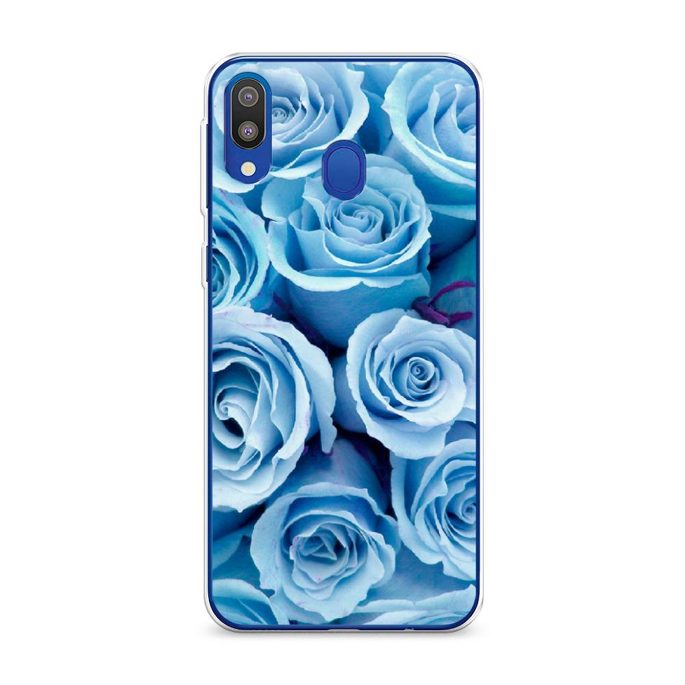 

Чехол Awog на Samsung Galaxy M20 "Лазурные розы", Разноцветный, 27450-8