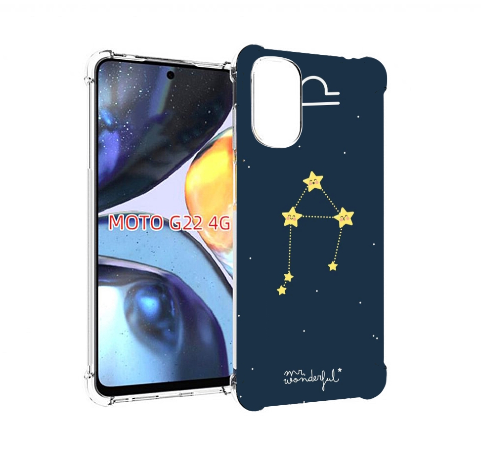 

Чехол MyPads знак-зодиака-весы-1 для Motorola Moto G22 4G, Прозрачный, Tocco