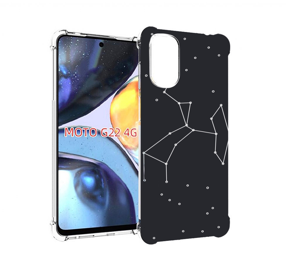 

Чехол MyPads знак зодиака стрелец 6 для Motorola Moto G22 4G, Прозрачный, Tocco