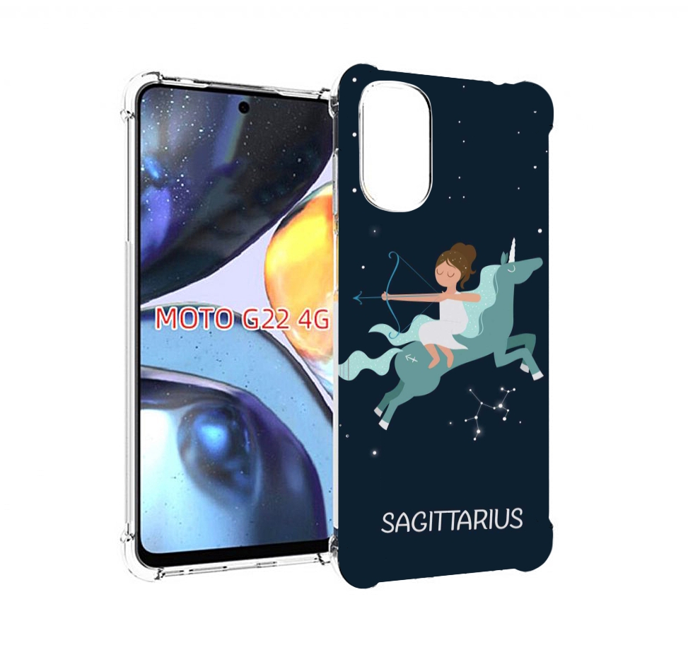 

Чехол MyPads знак зодиака стрелец 5 для Motorola Moto G22 4G, Прозрачный, Tocco