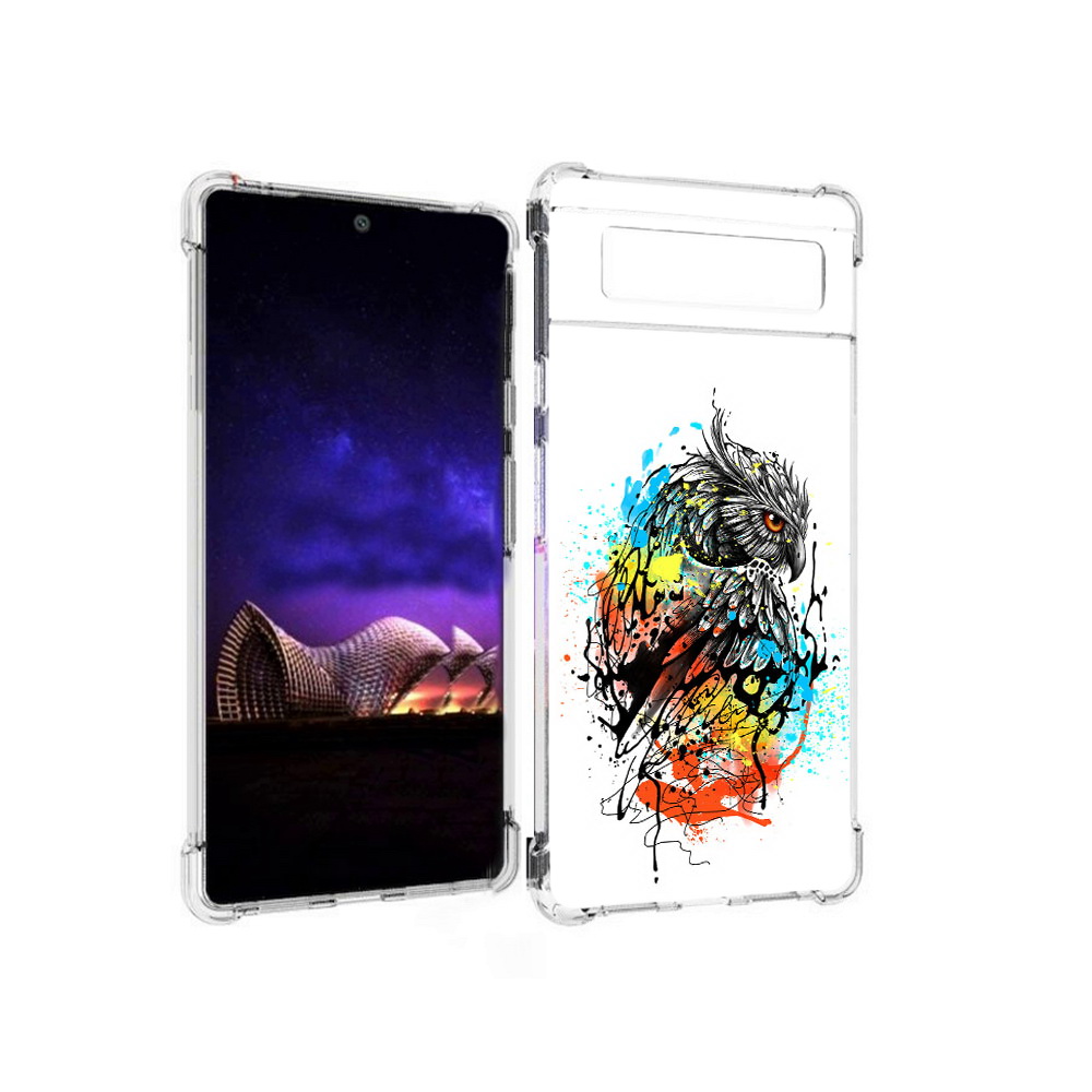 

Чехол MyPads Tocco для Google Pixel 6 Творческая сова, Прозрачный, Tocco