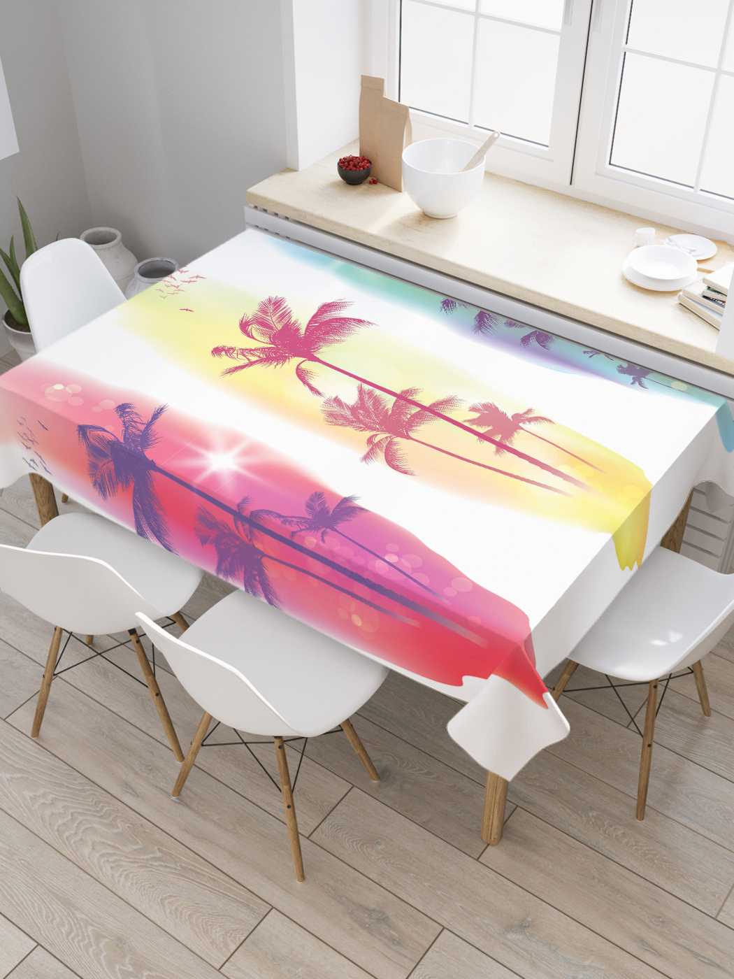 

Скатерть прямоугольная JoyArty "Мираж серфингиста" из сатена, 120x145 см, Мираж серфингиста