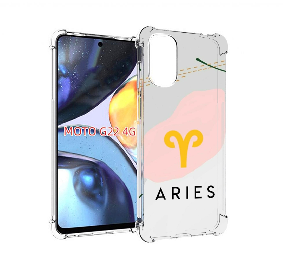 

Чехол MyPads знак зодиака овен 7 для Motorola Moto G22 4G, Прозрачный, Tocco
