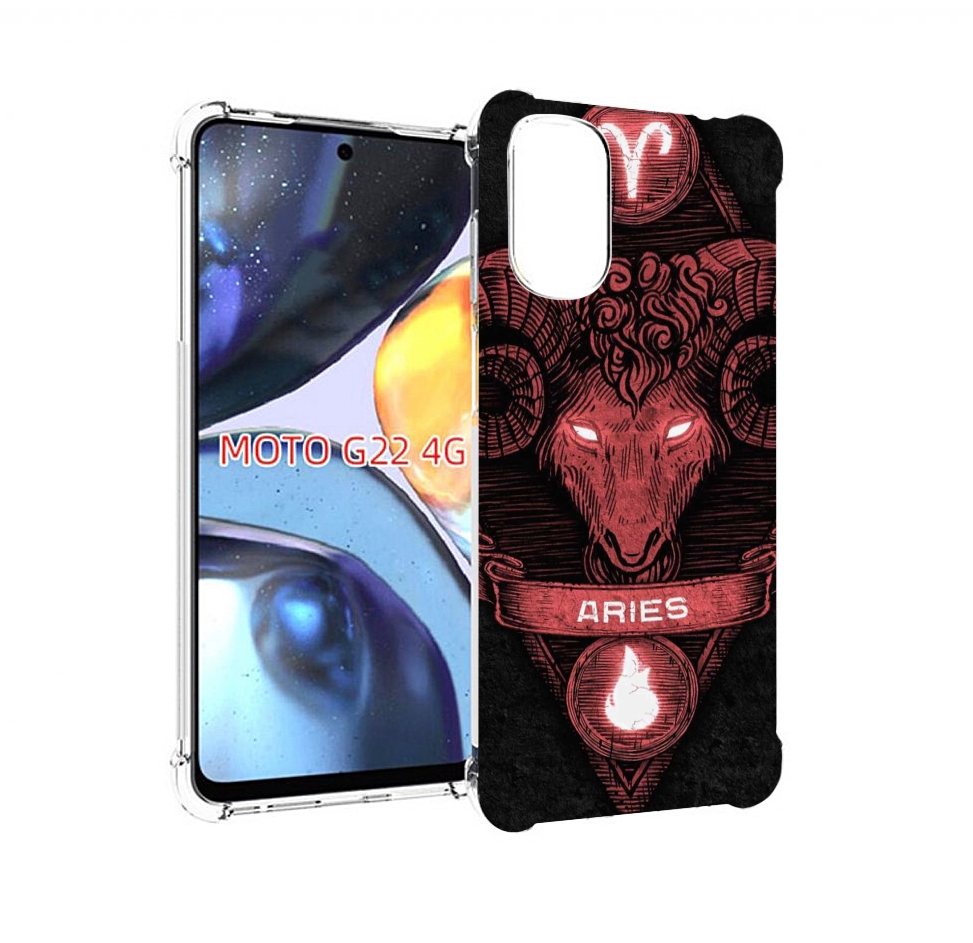 

Чехол MyPads знак зодиака овен 6 для Motorola Moto G22 4G, Прозрачный, Tocco