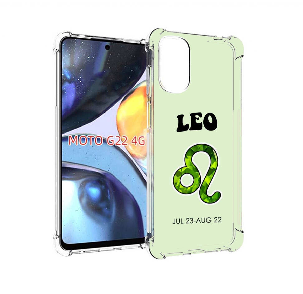 

Чехол MyPads знак зодиака лев 1 для Motorola Moto G22 4G, Прозрачный, Tocco