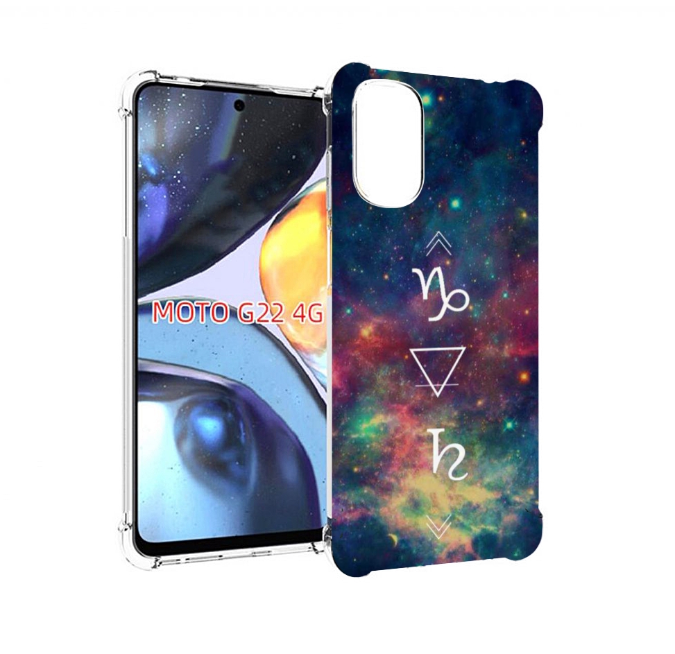 

Чехол MyPads знак зодиака козерог 5 для Motorola Moto G22 4G, Прозрачный, Tocco