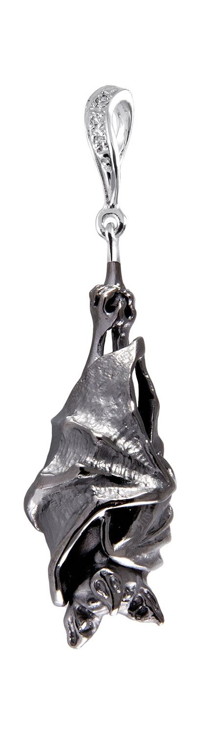 фото Подвеска из серебра с фианитом swarovski альдзена p-25033