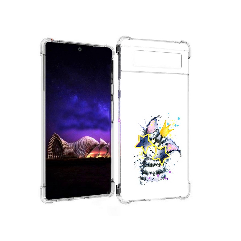 

Чехол MyPads Tocco для Google Pixel 6 Мартовский Нуся, Прозрачный, Tocco