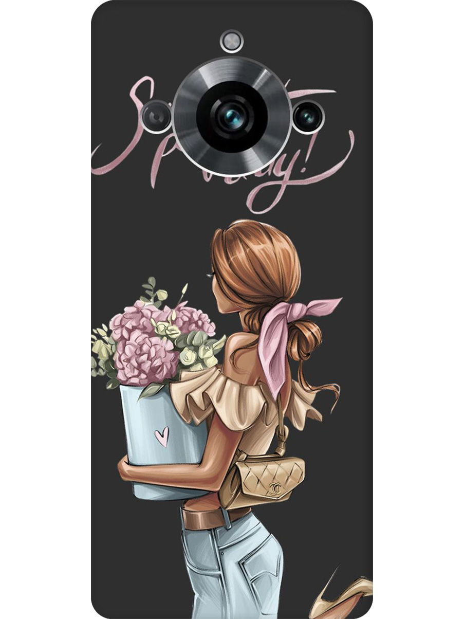 

Силиконовый чехол на Realme 11 Pro/11 Pro+ с принтом матовый черный 951814, Черный;прозрачный;голубой;розовый, 771145175