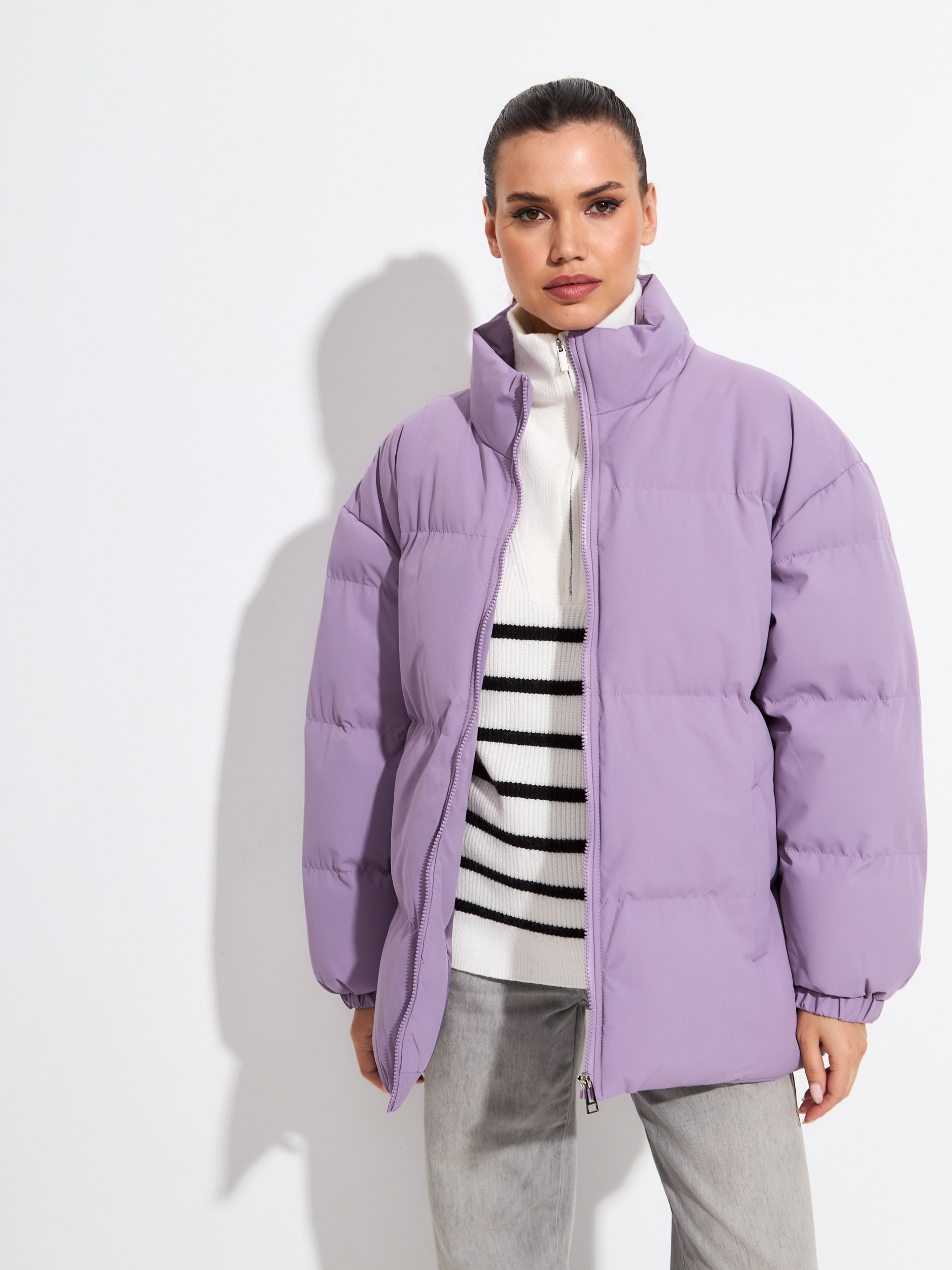

Куртка женская FORCELAB 7066196 фиолетовая 3XL, Фиолетовый, 7066196