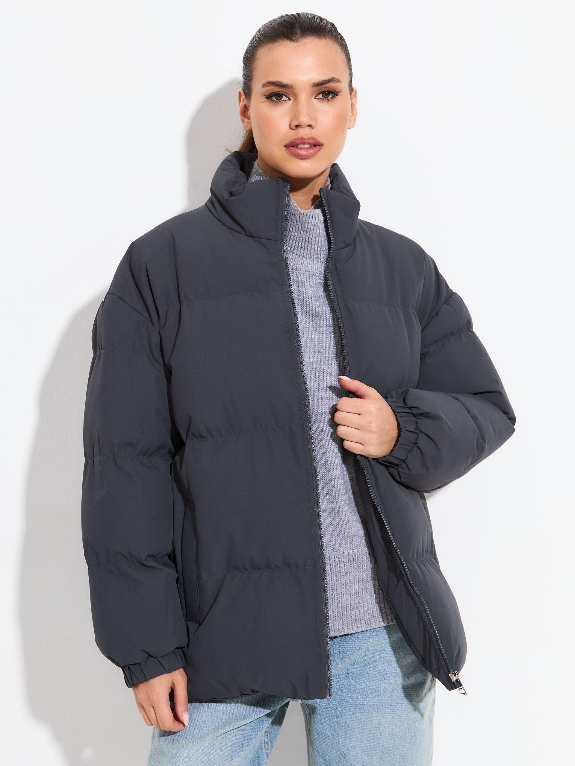 

Куртка женская FORCELAB 7066196 серая XXL, Серый, 7066196