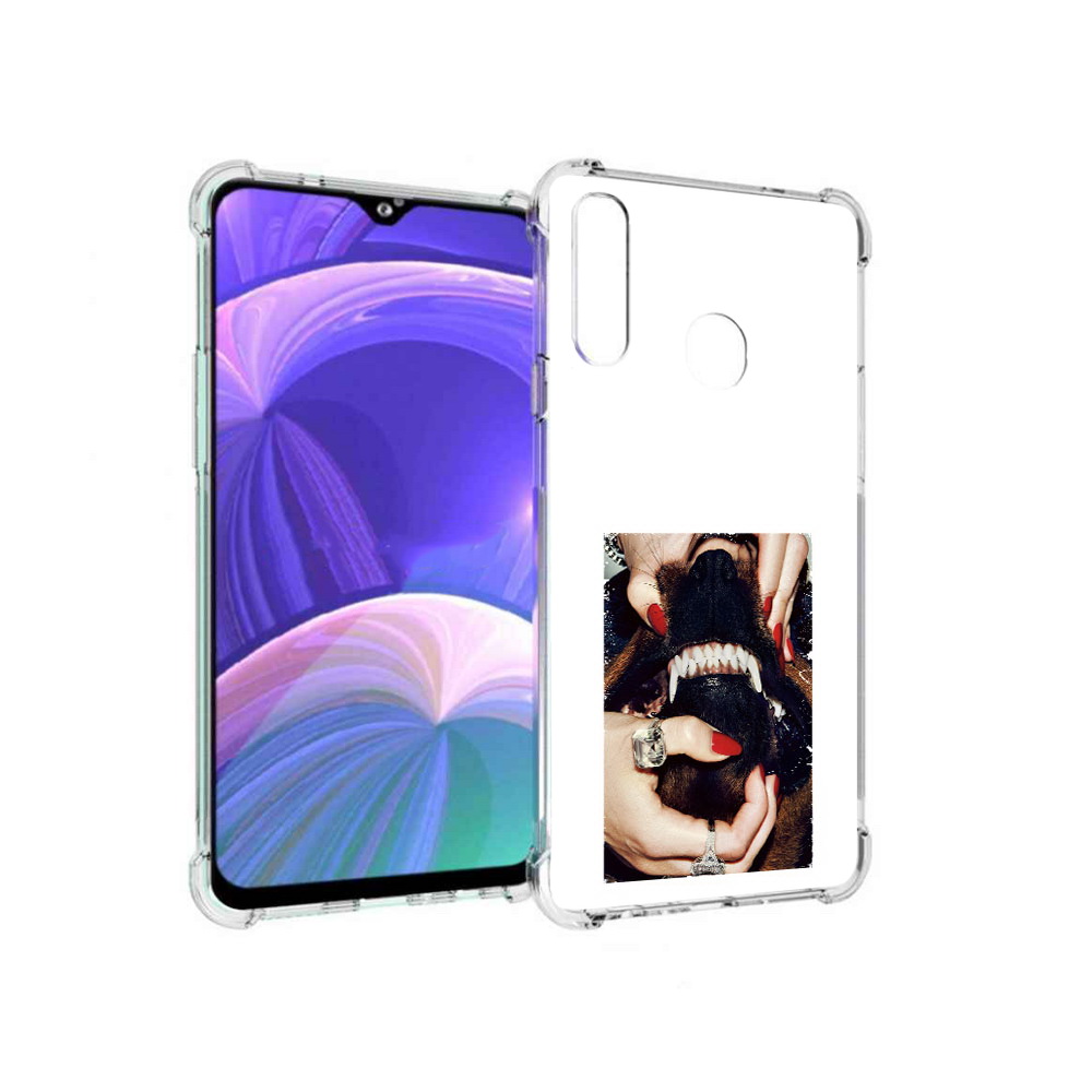 

Чехол MyPads Tocco для Samsung Galaxy A20s маникюр (PT139755.554.457), Прозрачный, Tocco