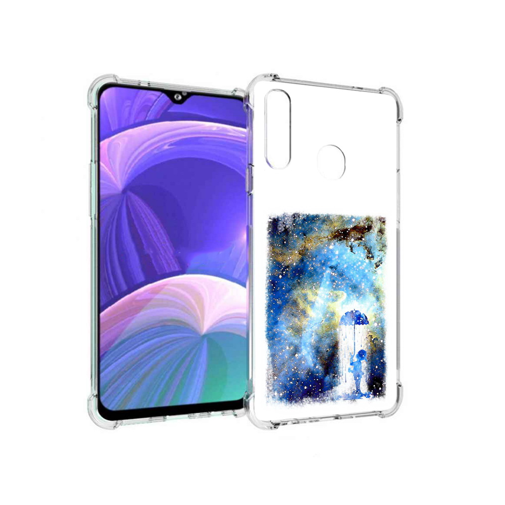 

Чехол MyPads Tocco для Samsung Galaxy A20s мальчик в небе (PT139755.554.455), Прозрачный, Tocco
