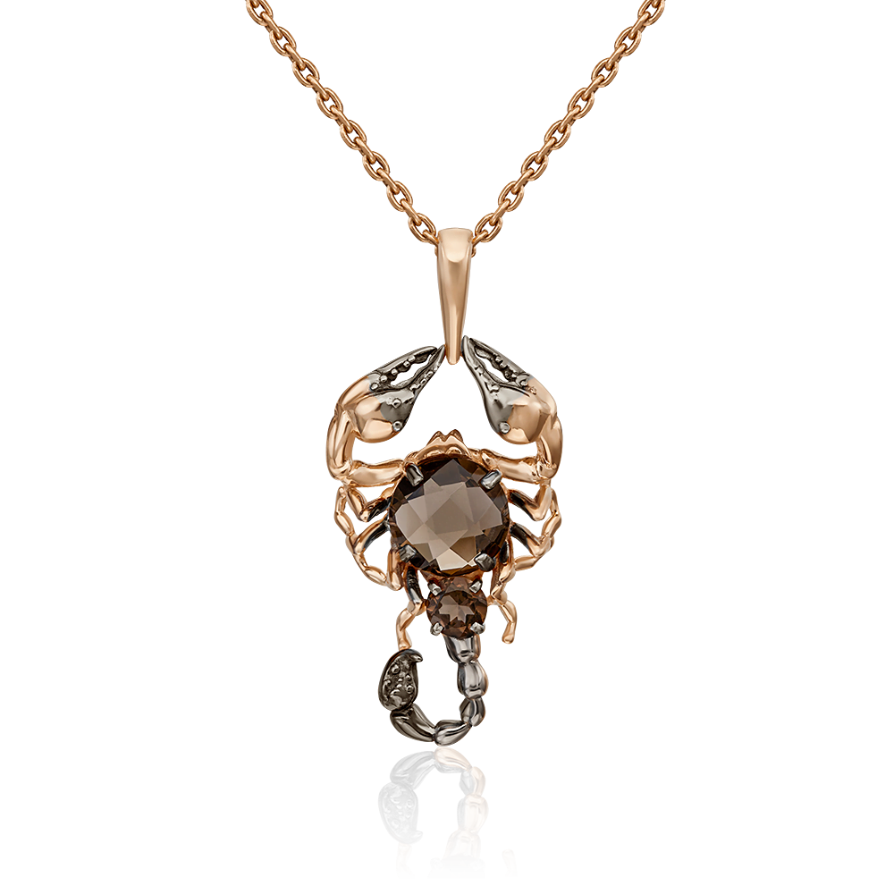 

Кулон из золота PLATINA jewelry 03-3049-00-202-1110-46, раухтопаз, 03-3049-00-202-1110-46