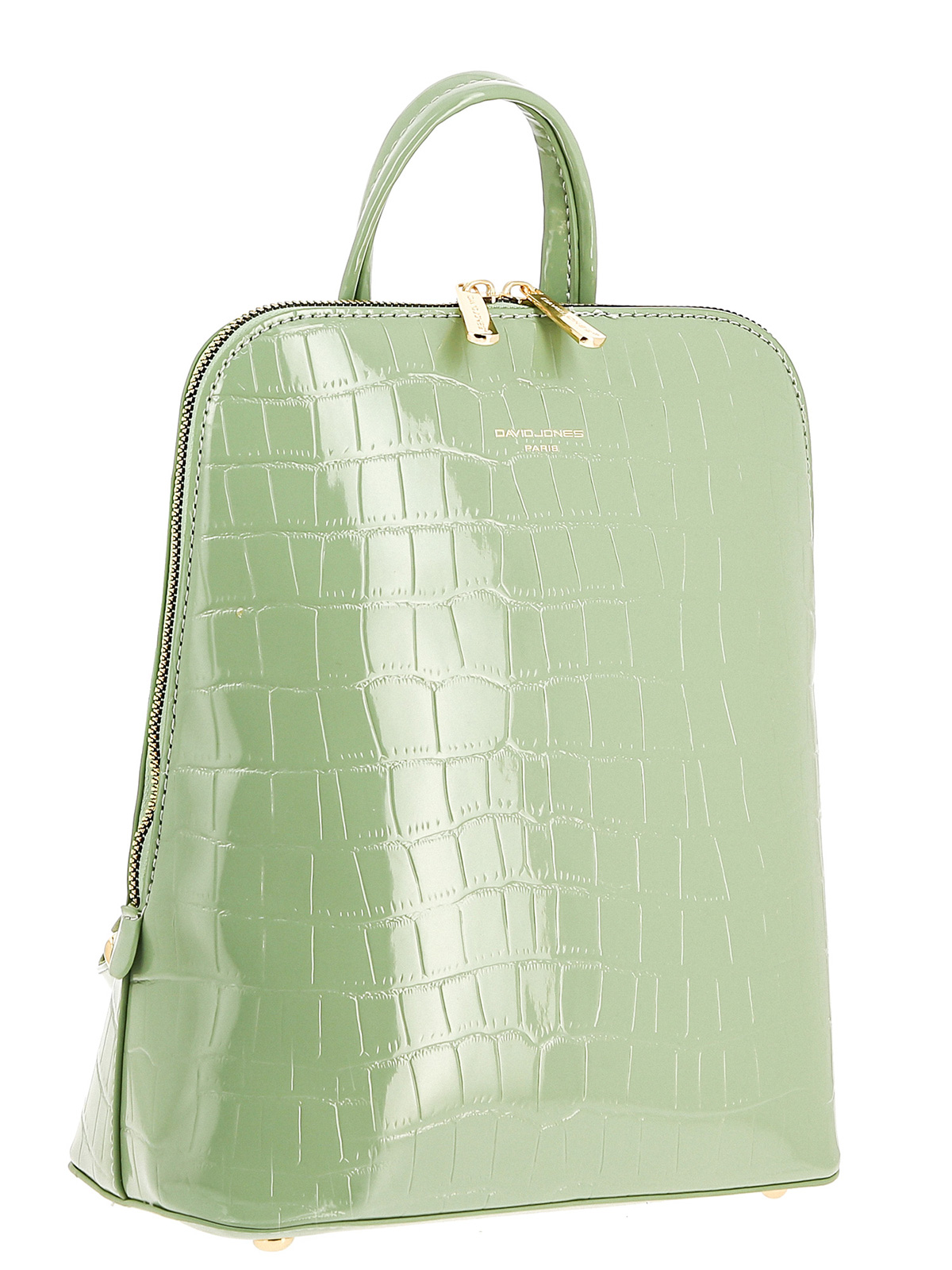 Рюкзак женский David Jones 6916-3DD зеленый, 27х26х12 см