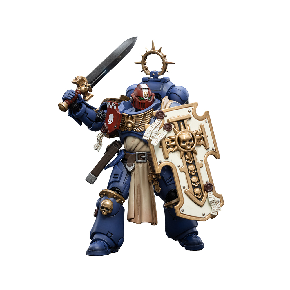 Подвижная фигурка JOYTOY Warhammer 40000 Ultramarines Bladeguard Veteran Sergeant Proximo the valley of decision долина решимости на англ яз