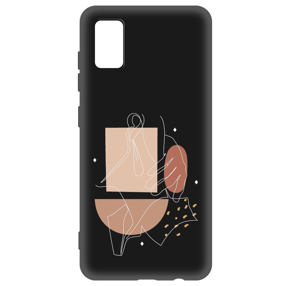 

Чехол-накладка Krutoff Soft Case Изящность для Samsung Galaxy A41 (A415) черный