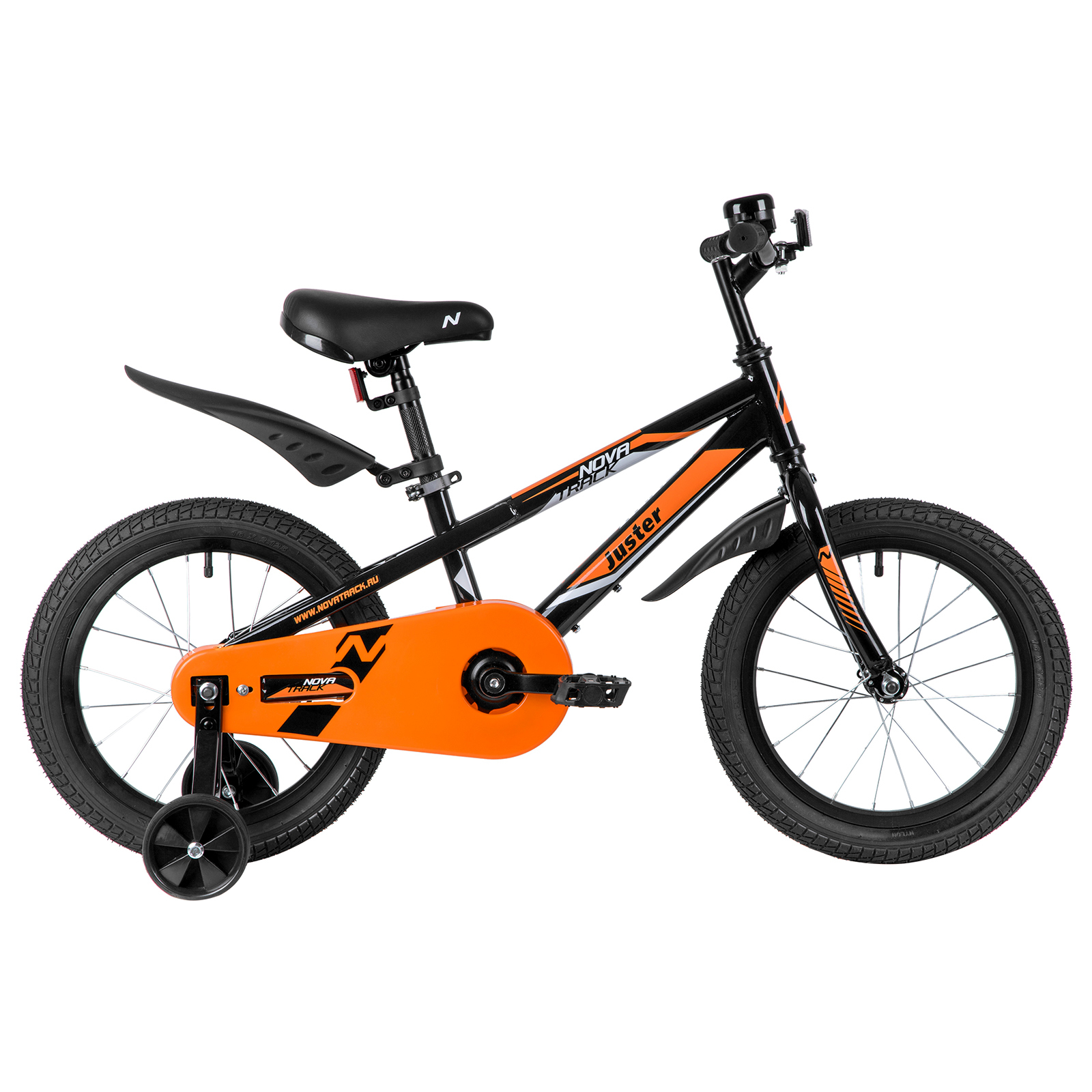 

Велосипед 16 Novatrack JUSTER, чёрный