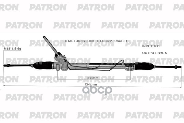 

Рейка Рулевая Land Rover Freelander 2 (L359) 06-14 PATRON арт. PSG3142