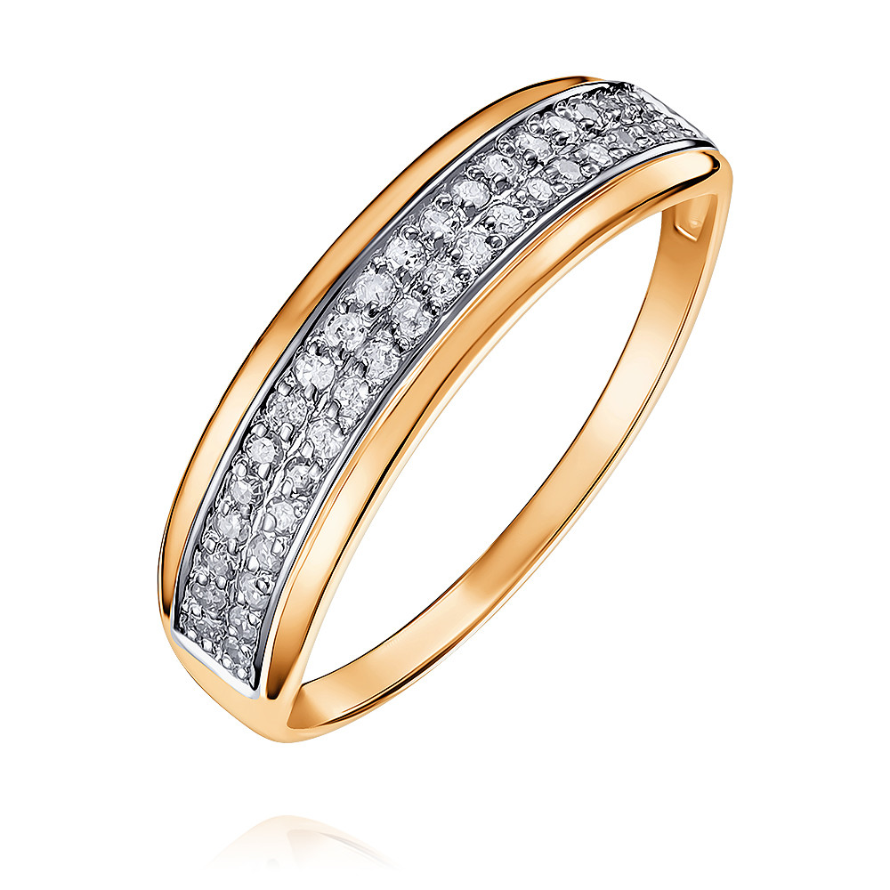 

Кольцо из красного золота с бриллиантом р. , ADAMAS 1453310/01-А50Д-41, 1453310/01-А50Д-41