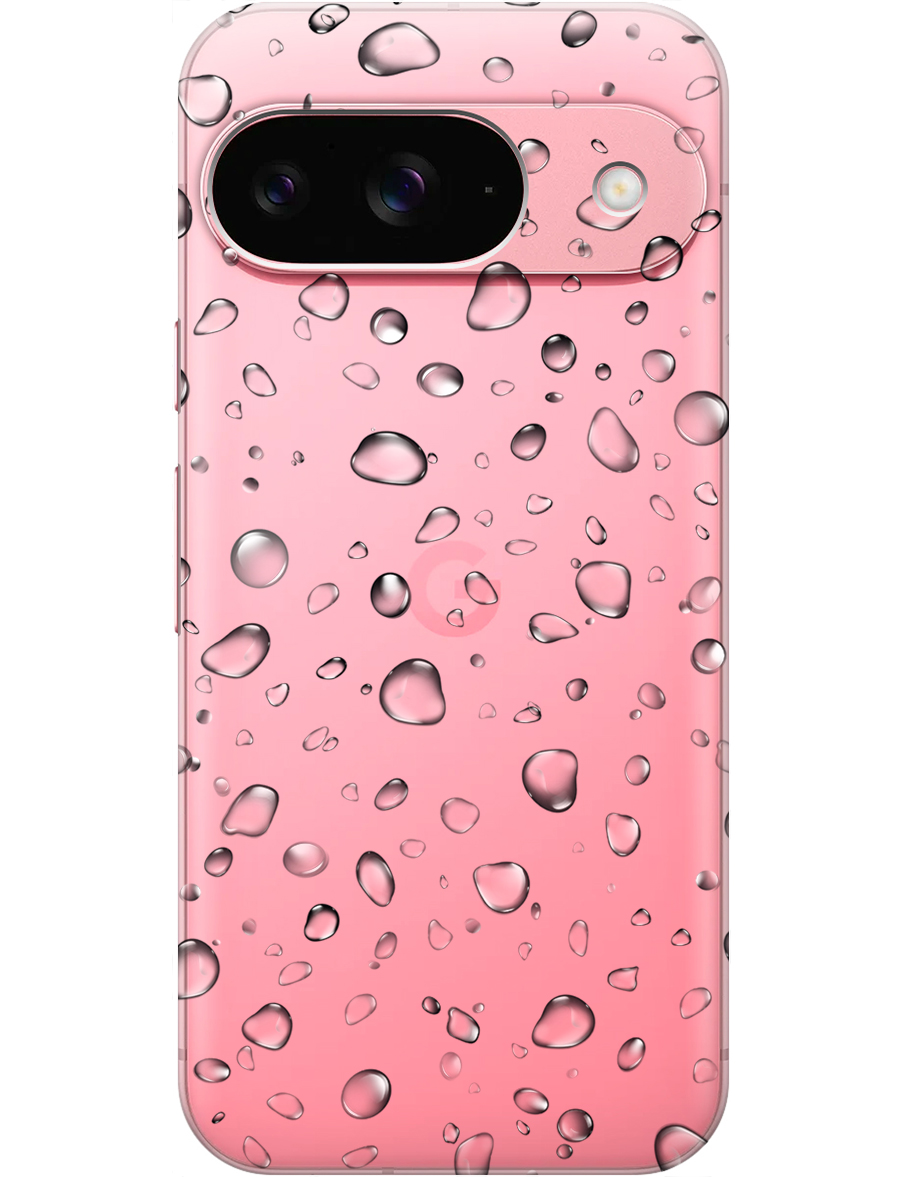 

Силиконовый чехол на Google Pixel 9 с принтом "Дождь" прозрачный, Прозрачный;серый, 784809741